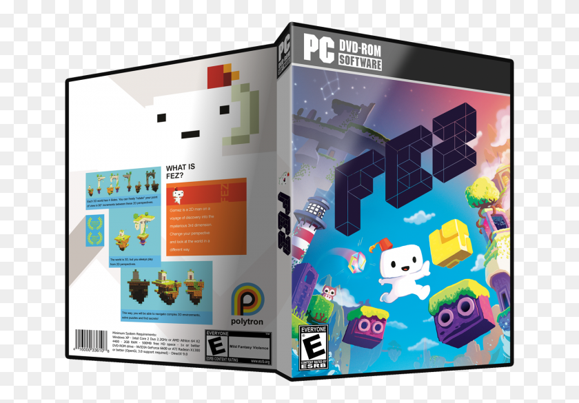 653x525 Fez Box Art Cover Fez, Flyer, Poster, Paper HD PNG Download