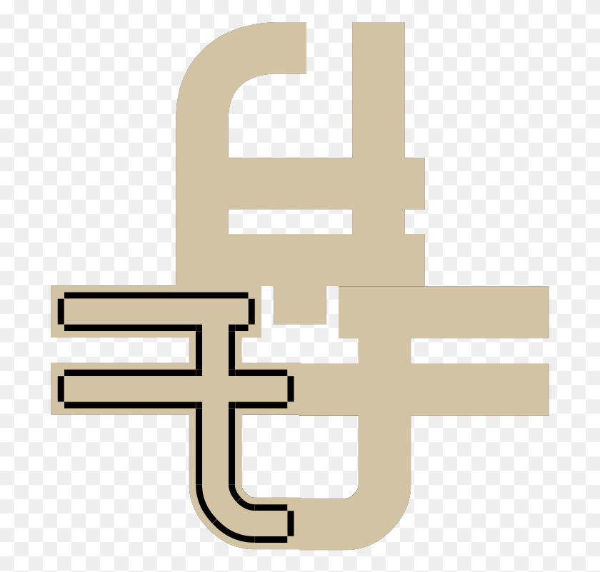 699x742 Ffam C Logotipo De La Cruz, Símbolo, Cuerno, Sección De Latón Hd Png