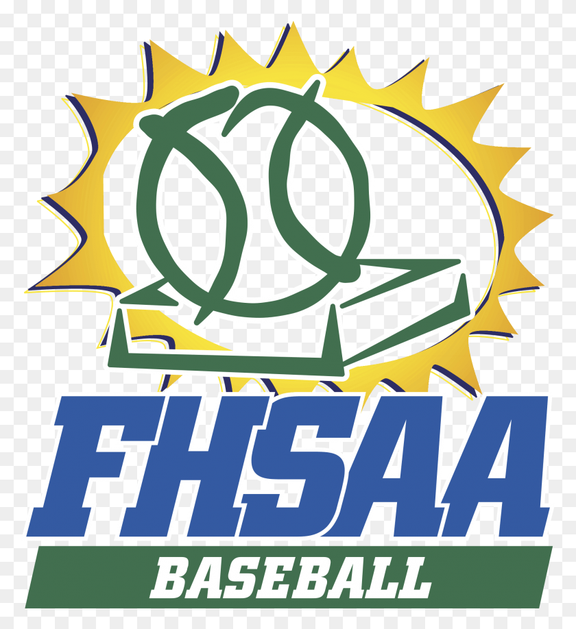 1881x2070 Descargar Png Fhsaa Baseball Logo Emblema Transparente, Símbolo, Logotipo, Marca Registrada Hd Png