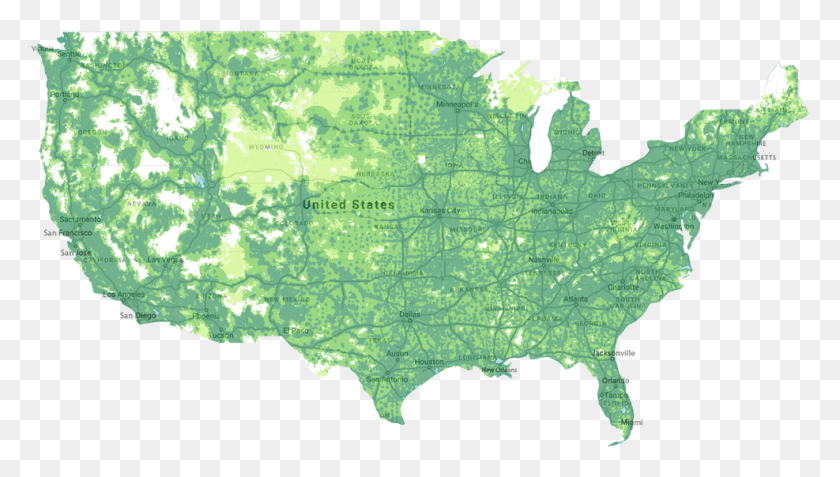 987x528 Fi Coverage Map Of The United States Google Fi Coverage Map, Diagram, Atlas, Plot HD PNG Download