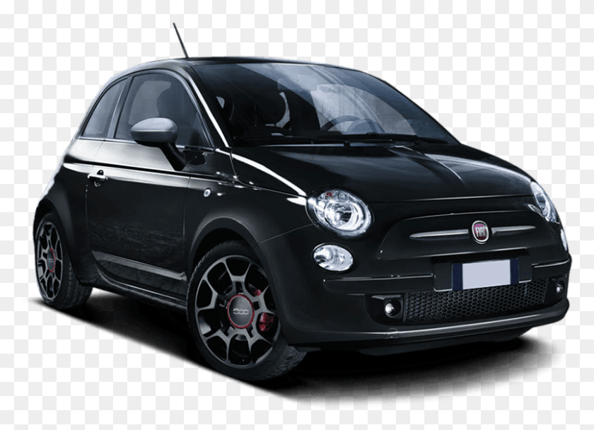 802x564 Fiat 500 Hire Fiat 500s Nero Vesuvio, Car, Vehicle, Transportation HD PNG Download