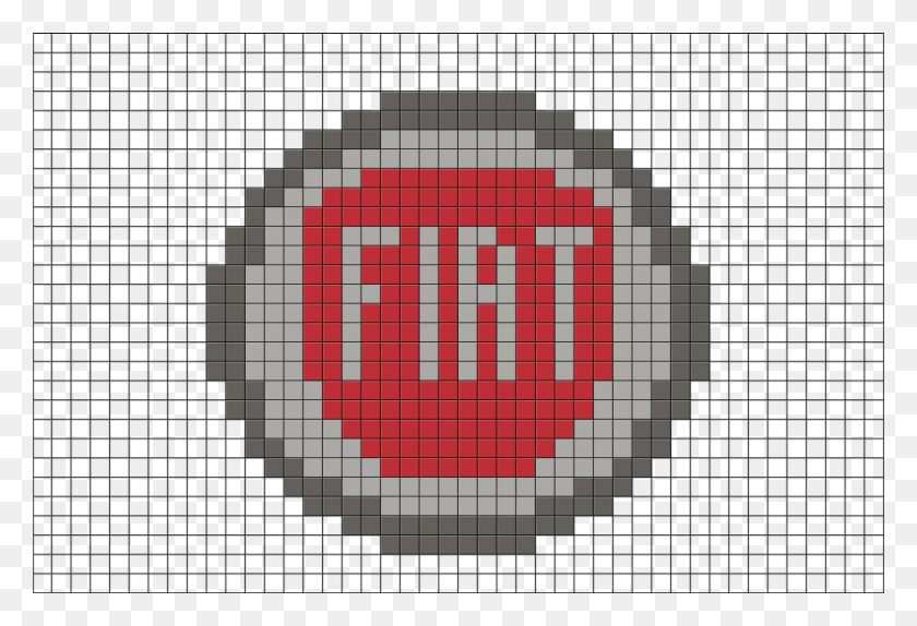 880x581 Fiat Logo Unknown Pokemon Pixel Art, Light HD PNG Download