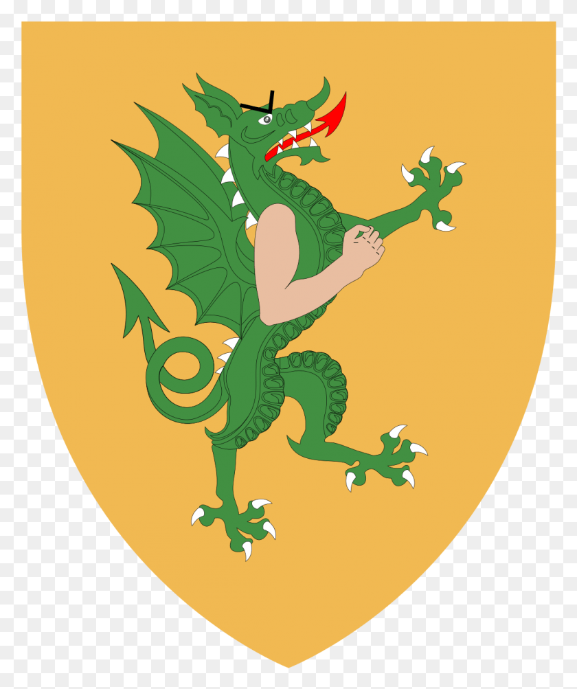 1095x1325 Fictional Welsh Coat Of Arms, Dragon, Armor, Leaf HD PNG Download