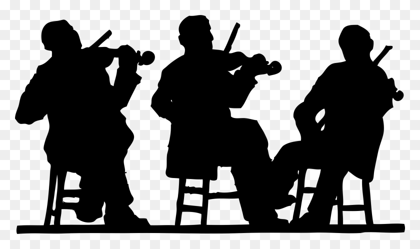 2400x1350 Fiddlers In Silhouette Fiddlers Clipart, Gray, World Of Warcraft HD PNG Download