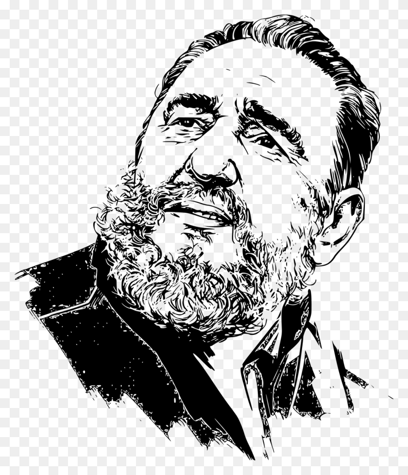 1087x1280 Fidel Castro Black And White, Gray, World Of Warcraft HD PNG Download