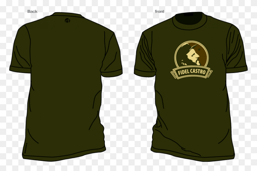 790x505 Fidel Castro T Shirt, Clothing, Apparel, T-shirt HD PNG Download
