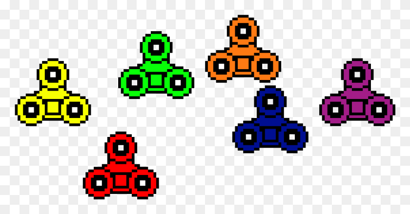 1401x681 Fidget Spinners Superhero, Текст, Pac Man, Цифровые Часы Hd Png Скачать