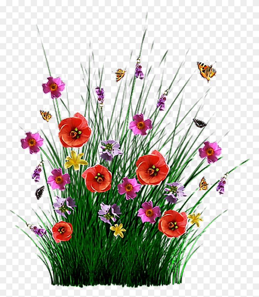 1024x1187 Field Of Flowers, Graphics, Floral Design HD PNG Download