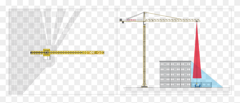 1006x392 Field Of Vision Tower Crane Orlaco888 Crane, Utility Pole, Text, Brick HD PNG Download