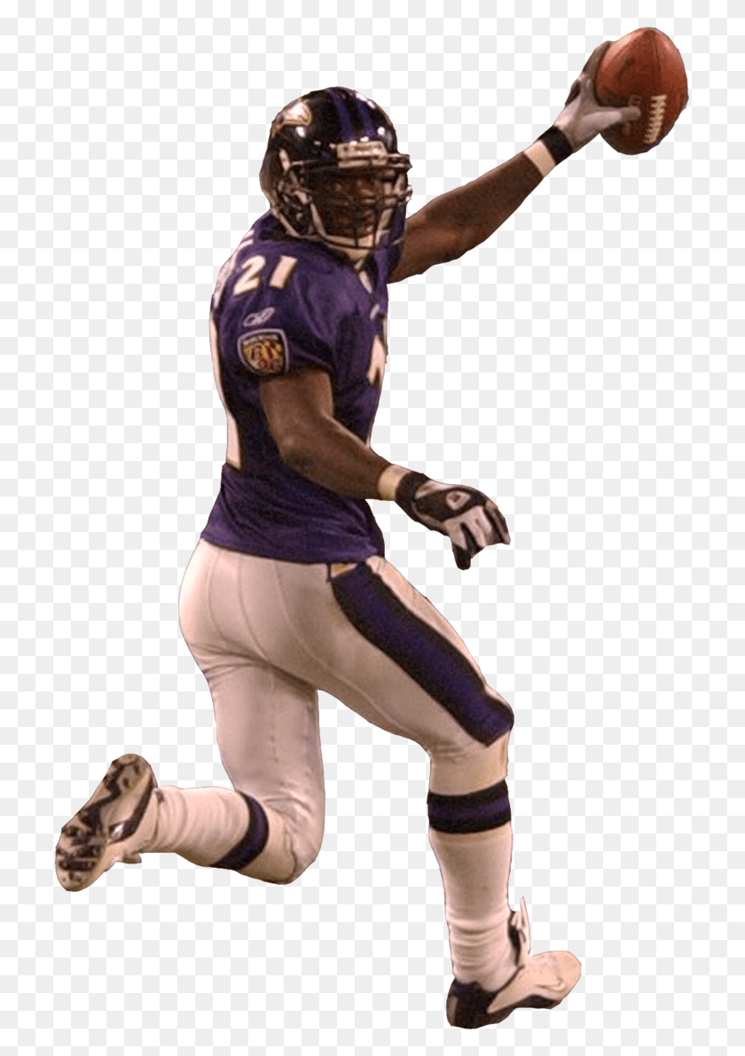 715x1131 Field With The Help Of A Huge Block By Ray Lewis Ray Lewis Transparent, Clothing, Helmet, Person HD PNG Download