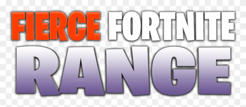 790x311 Fierce Fortnite Gaming Pc Range Graphics, Word, Text, Alphabet HD PNG Download