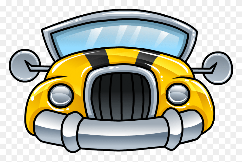 814x526 Fiesta Club Penguin Carro, Car, Vehicle, Transportation HD PNG Download