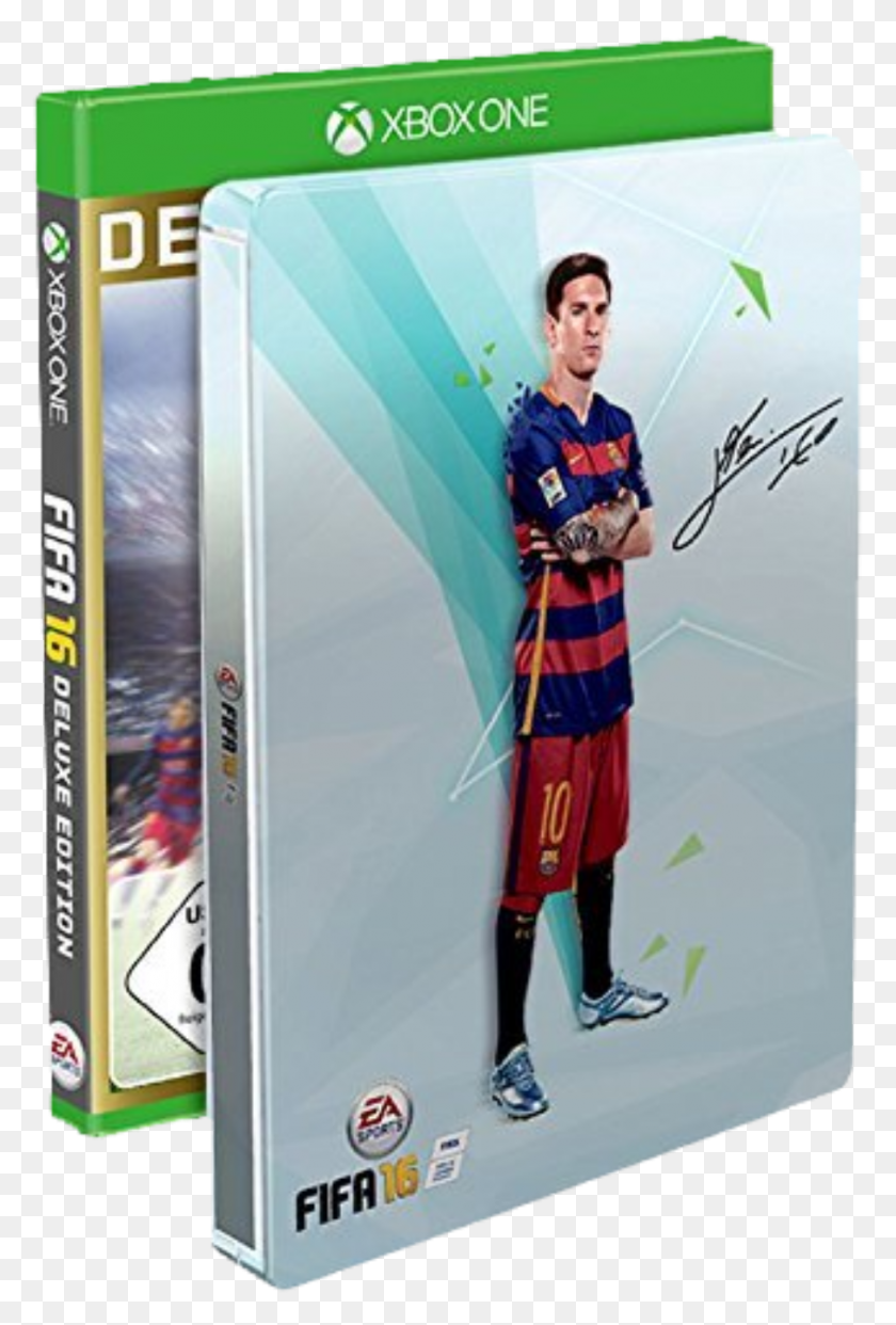 904x1370 Fifa 16 Deluxe Steelbook Edition Player, Person, Human, Clothing HD PNG Download