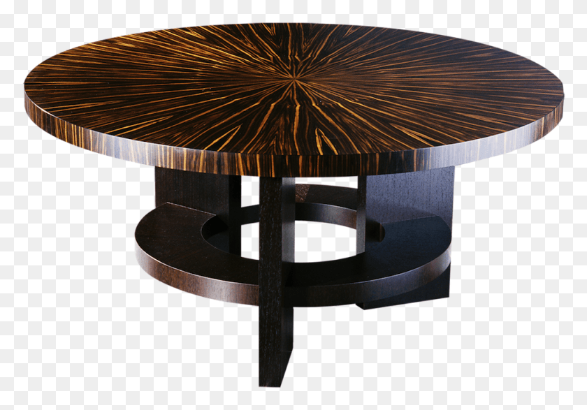 973x658 Fifth Avenue New York Art Deco Style Round Dining Table Table, Furniture, Coffee Table, Jacuzzi HD PNG Download