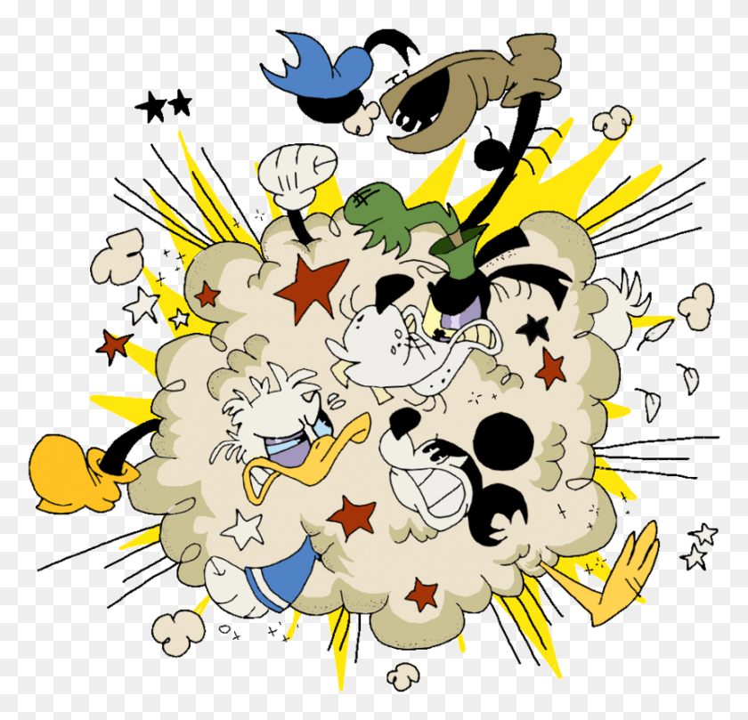 857x823 Fight Cartoon Drawing, Graphics, Doodle HD PNG Download