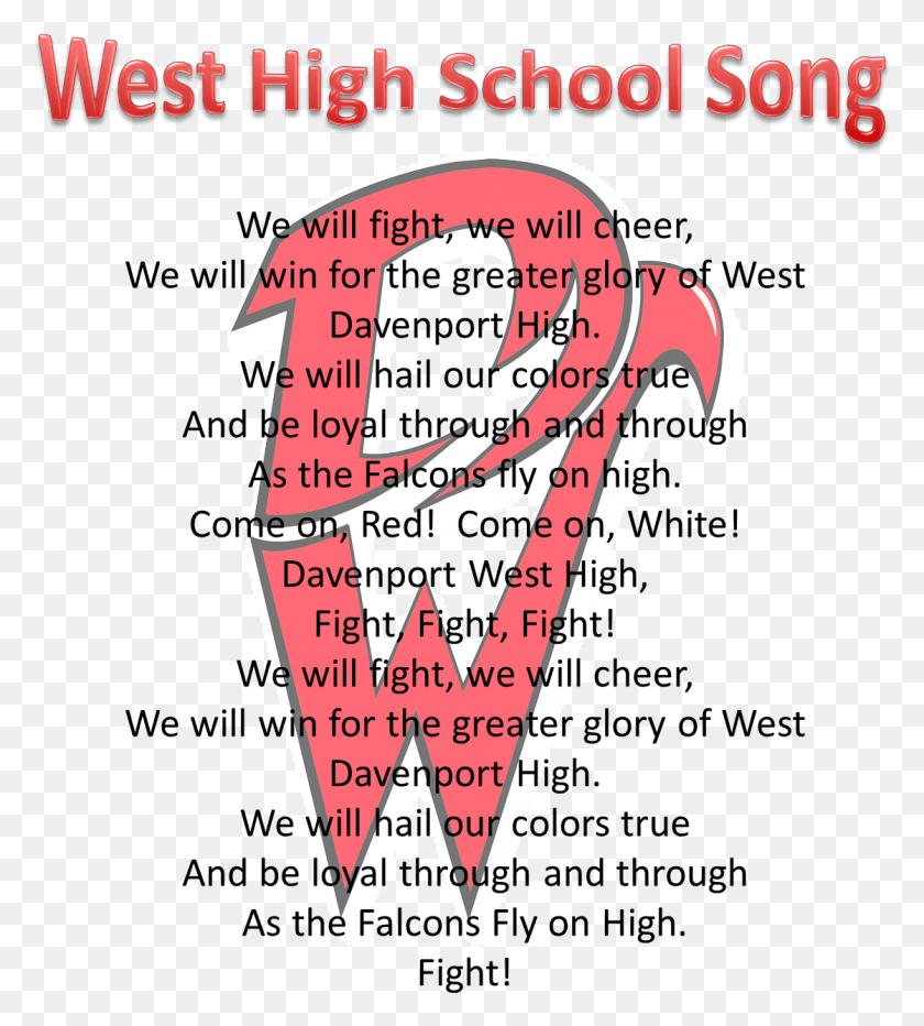1119x1252 Fight Song West High School Fight Song, Symbol, Logo, Trademark HD PNG Download