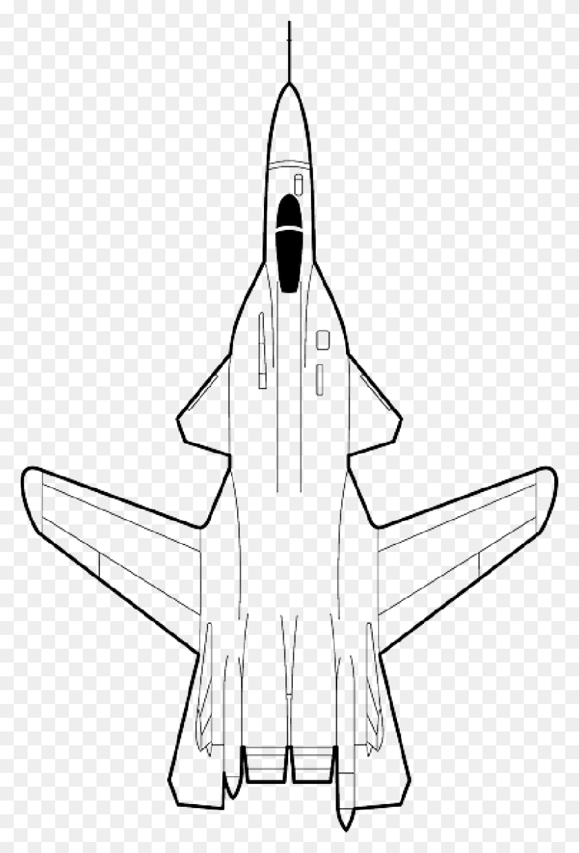 800x1207 Descargar Png Dibujo De Avión De Combate Sukhoi Su, Transporte, Vehículo, Avión Hd Png
