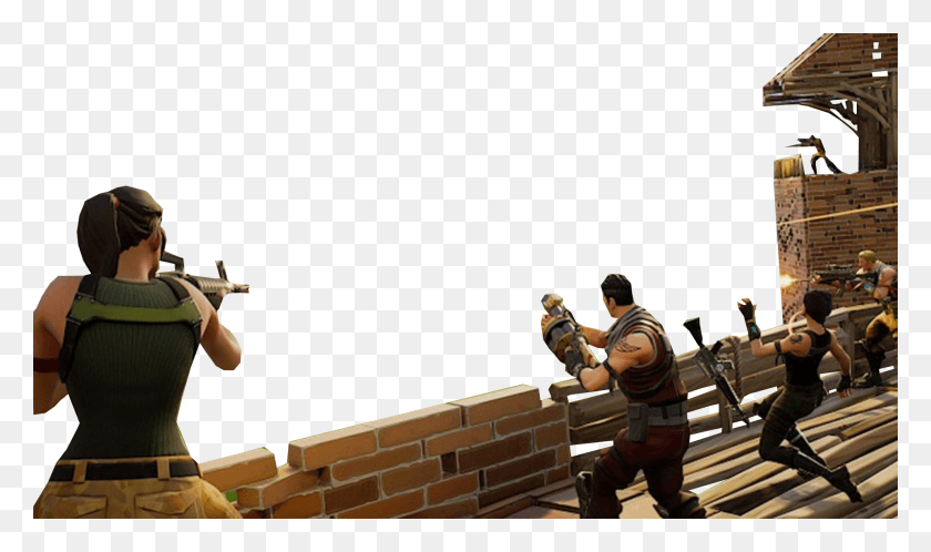 1920x1080 Fighting Fortnite Youtube Thumbnail Template Youtube Fortnite Thumbnail Background, Person, Human, Bench HD PNG Download