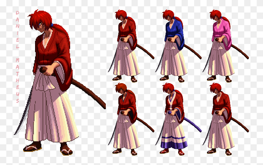 751x466 Fighting Game Of Rurouni Kenshin Art, Costume, Person, Human HD PNG Download