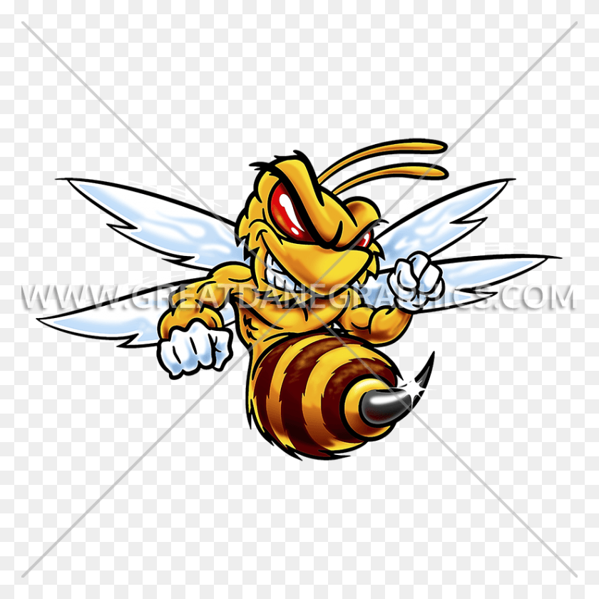825x825 Fighting Production Ready Artwork Cartoon, Wasp, Bee, Insect HD PNG Download