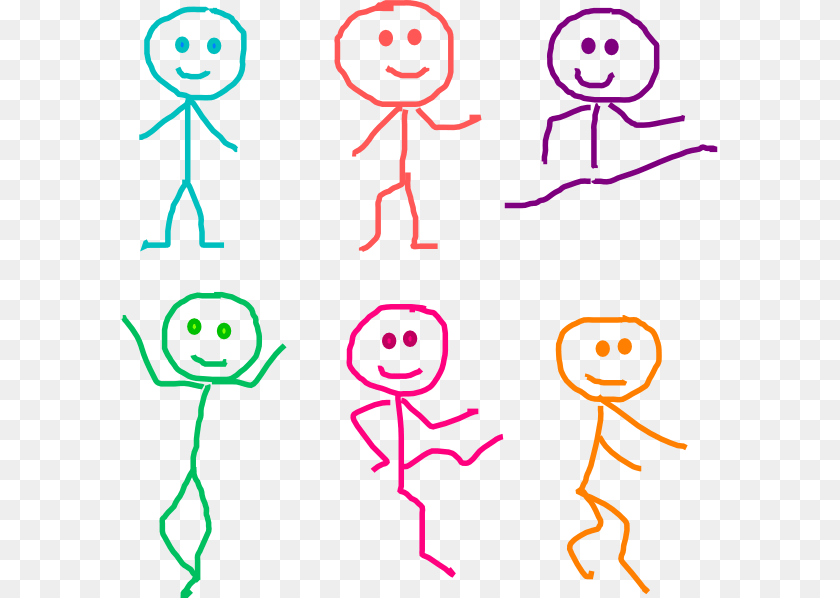 600x598 Fighting Stick Figure Family Clipart, Baby, Person, Face, Head PNG