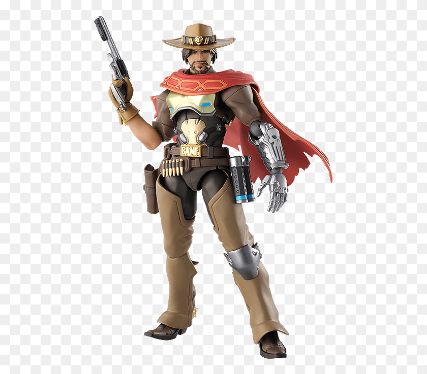 471x677 Figma Mccree Figma Mccree, Hat, Clothing, Apparel HD PNG Download