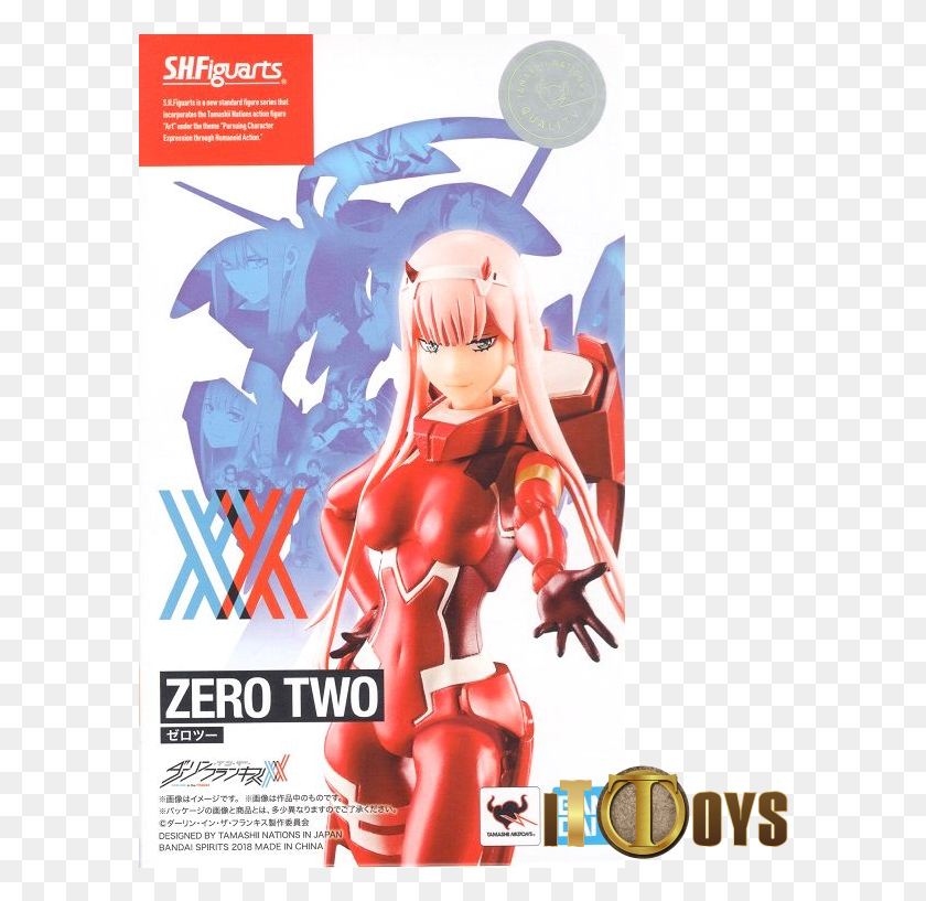 590x757 Figuarts Darling In The Franxx Zero Two Zero Two Sh Figuarts, Poster, Advertisement, Comics HD PNG Download