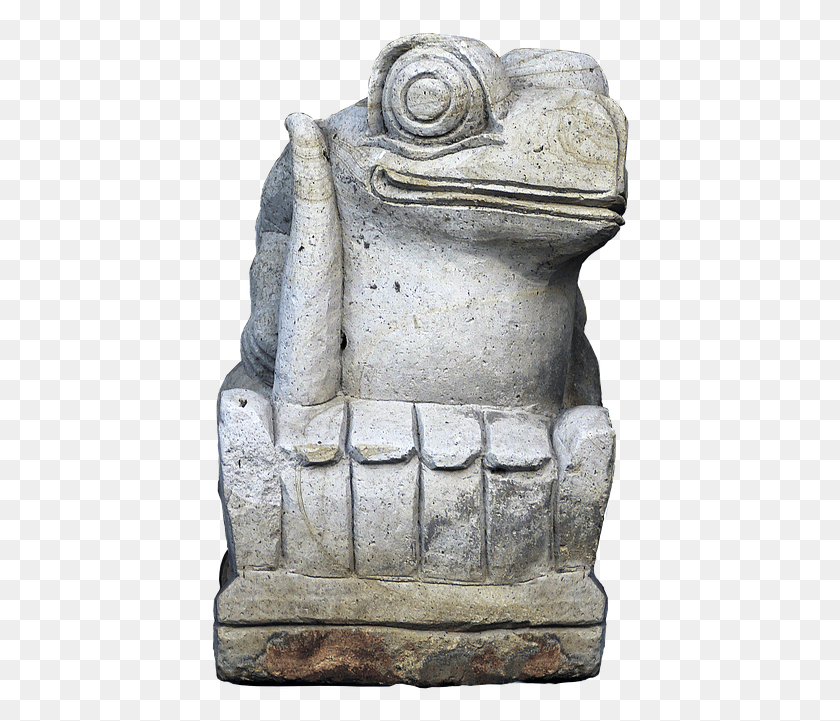 422x661 Figure Frog Gnome Face Ceramic Sculpture Statue Bronze Sculpture, Architecture, Building, Archaeology HD PNG Download