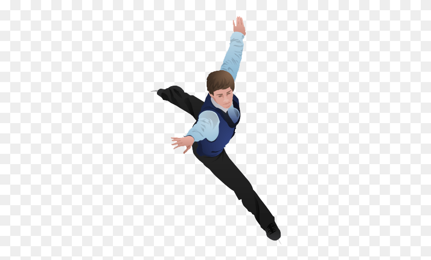 258x447 Figure Skating Photo Male Figure Skater Clip Art, Person, Human, Sport HD PNG Download