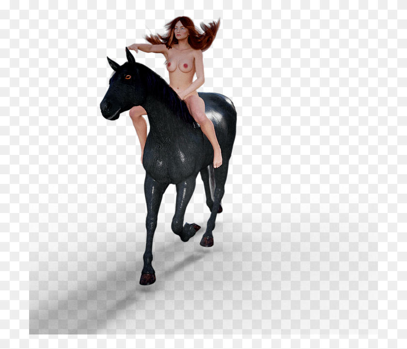 721x661 Figurine, Person, Human, Horse HD PNG Download