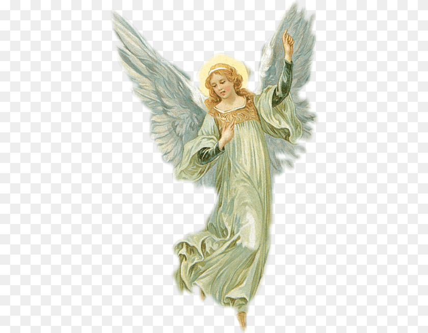411x654 Figurine Angel M, Adult, Bride, Female, Person Sticker PNG