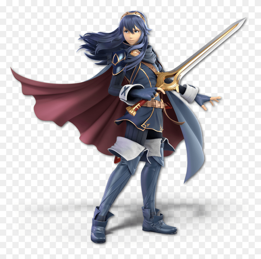 1280x1273 Figurine Anime Action Figure Super Smash Bros Ultimate Lucina, Person, Human, Clothing HD PNG Download