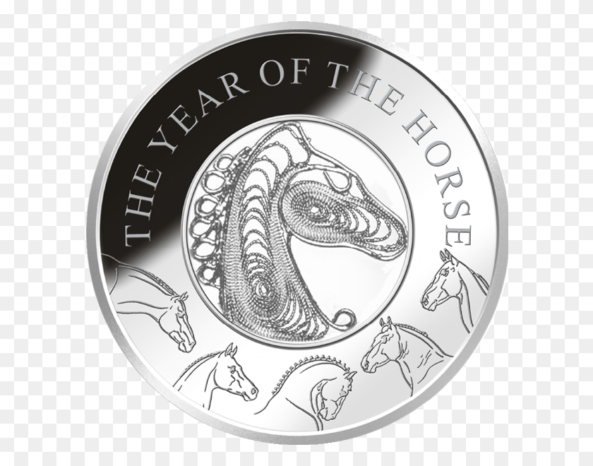 600x600 Fiji 2014 1 Year Of The Horse Filigree Proof Silver Universidad Internacional De America, Label, Text, Dragon HD PNG Download
