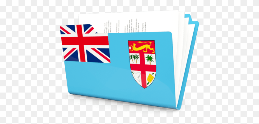 455x342 Fiji Flag, Text, Envelope, Postal Office HD PNG Download