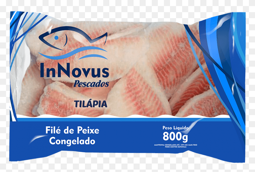 800x522 Fil De Peixe Congelado Fish, Pork, Food, Hand HD PNG Download
