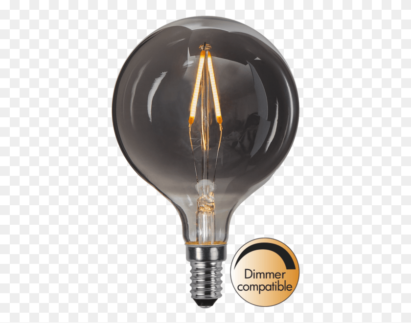 387x601 Filament Lampa E14 Smoke, Light, Lightbulb, Lamp HD PNG Download