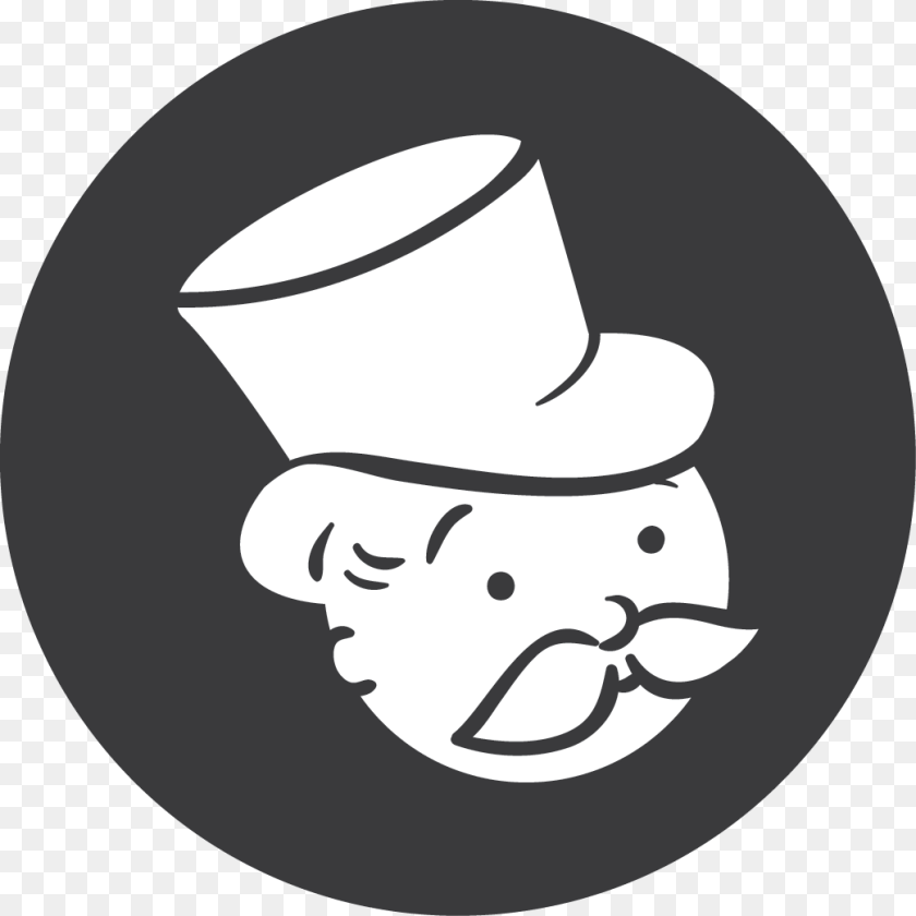 File 128 X Monopoly Icon, Stencil, Clothing, Hat, Hardhat Clipart PNG