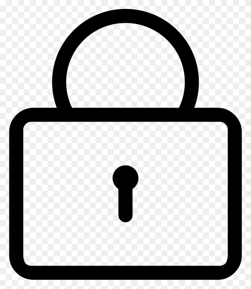 840x981 File, Lock, Security, Combination Lock HD PNG Download