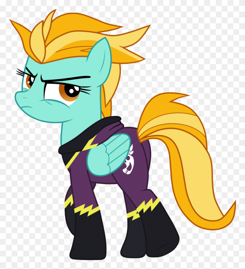 841x931 File 142103718278 Rainbow Dash Mlp Lightning Dust, Graphics, Person HD PNG Download