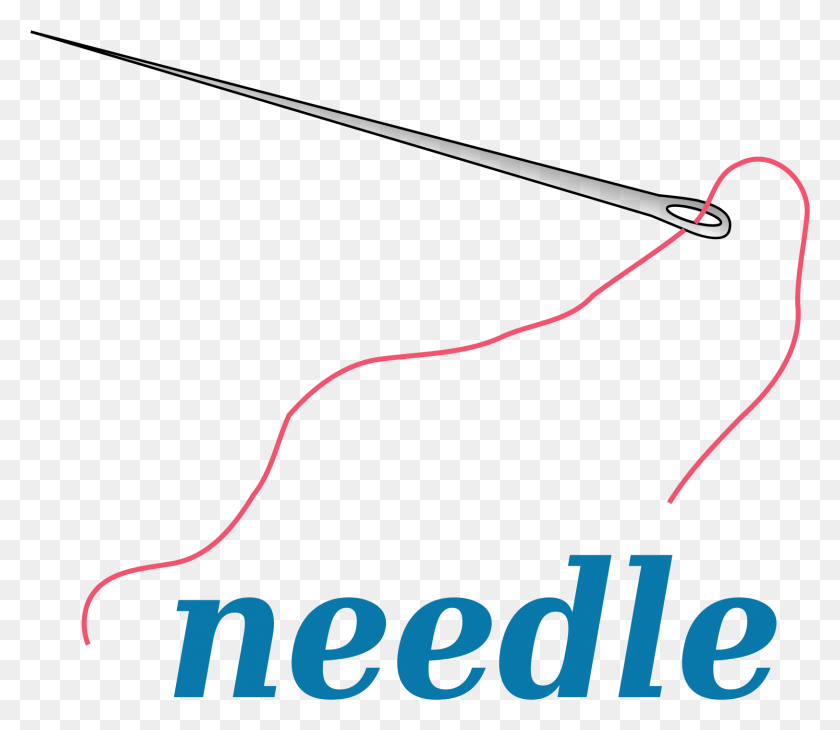 1624x1397 File 2000px Needle Svg Needle, Bow, Text, Symbol HD PNG Download