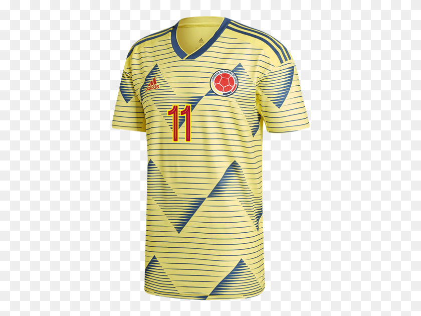 398x570 File 312f483f14 Small Adidas Colombia Jersey 2019, Clothing, Apparel, Shirt HD PNG Download