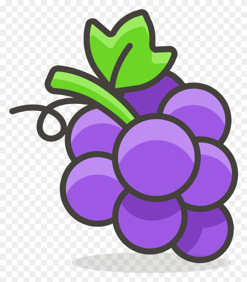 804x924 Descargar Png File 520 Uvas Svg Anggur Vector, Planta, Fruta, Alimentos Hd Png