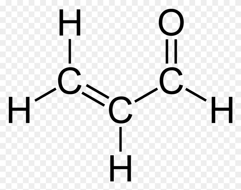1001x776 File Acrolein 2d Chemical Structure Of Acrolein, Gray, World Of Warcraft HD PNG Download