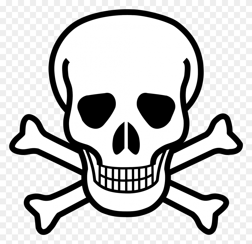 1983x1914 File And Crossbones Svg Wikimedia Commons Open Skull And Crossbones, Symbol, Logo, Trademark HD PNG Download