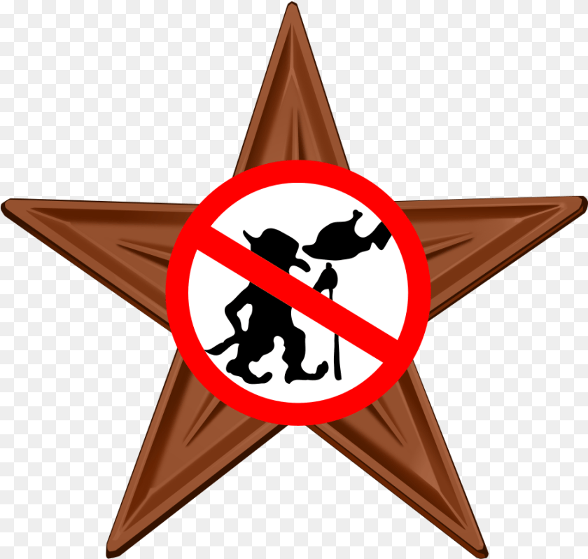 File Barnstar Troll Don T Feed The Troll, Star Symbol, Symbol, Animal, Bird Clipart PNG