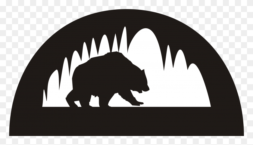 3519x1906 File Bear Cave Svg Bear Cave Logo, Mammal, Animal, Wildlife HD PNG Download