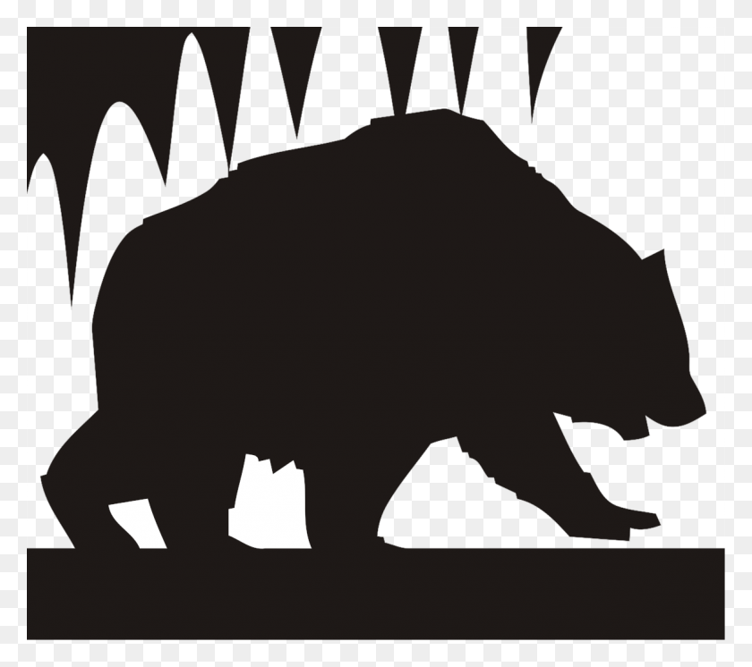 1164x1024 File Bear Cave2 Svg Bear Cave Logo, Animal, Mammal, Wildlife HD PNG Download