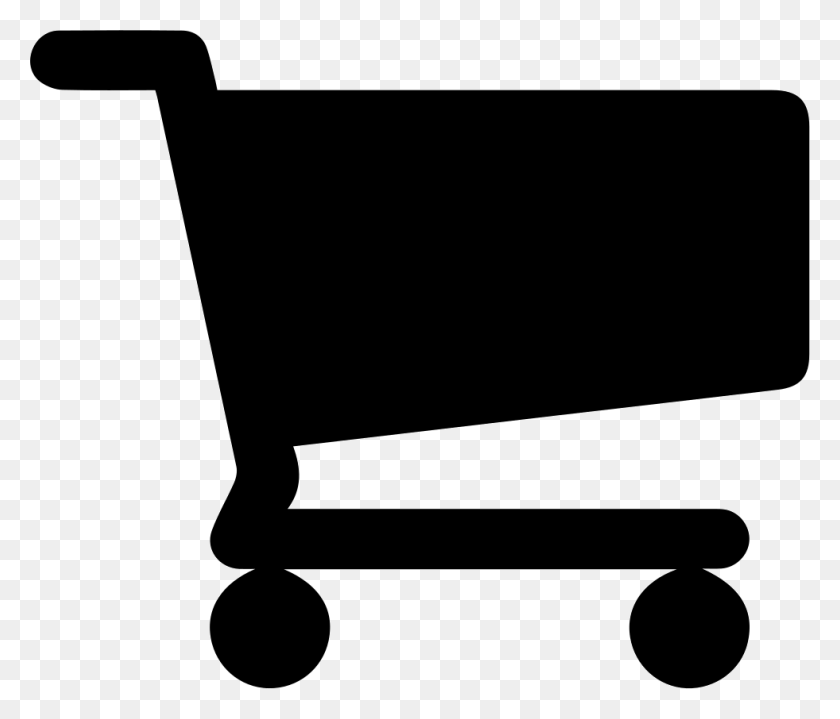 981x830 File Black Shopping Cart Icon, Hammer, Tool, Skateboard HD PNG Download