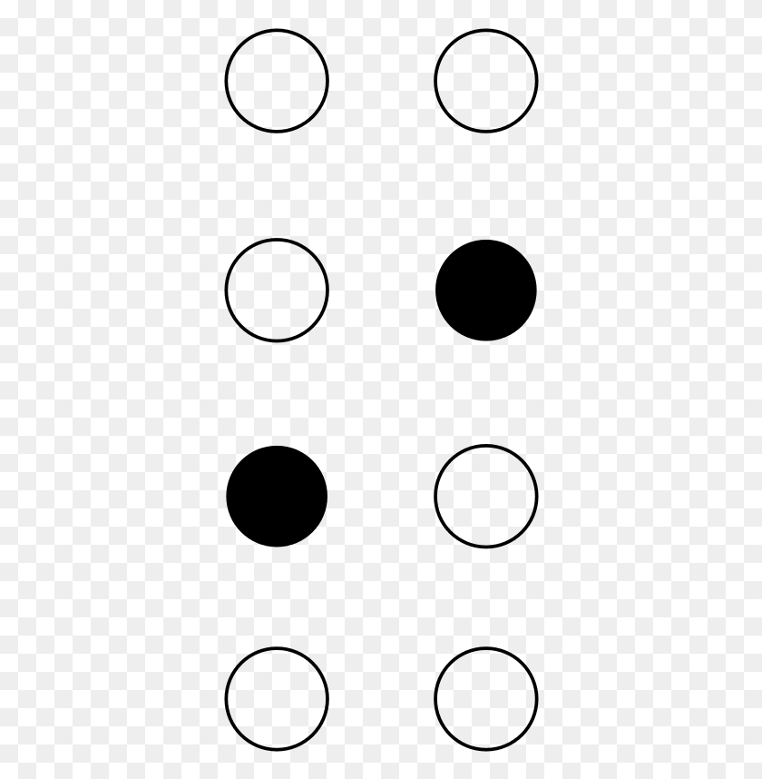 348x798 File Braille8 Dots 53 Svg Circle, Gray, World Of Warcraft HD PNG Download
