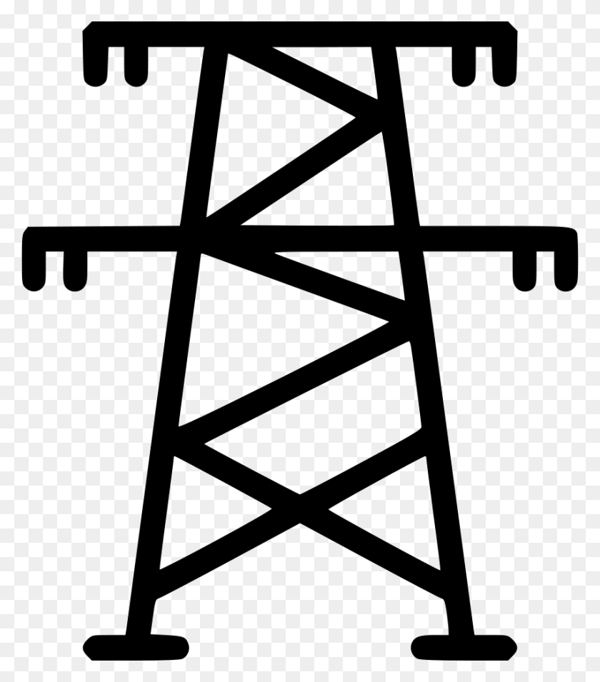 854x980 File Broadcast Radio Clipart, Symbol, Power Lines HD PNG Download